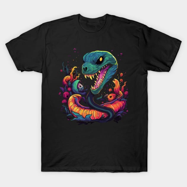 Eel Halloween T-Shirt by JH Mart